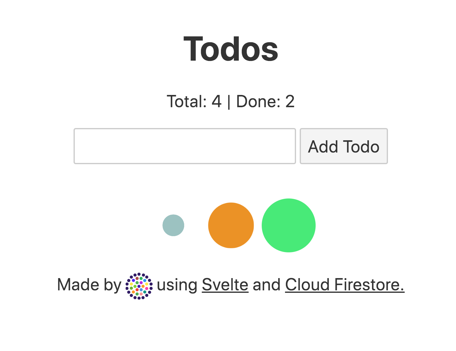 Svelte Todo Loading Indicator